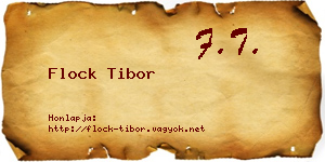 Flock Tibor névjegykártya